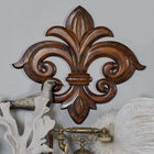 Brown Traditional Ornamental Wood Wall Décor, , alternate image number null