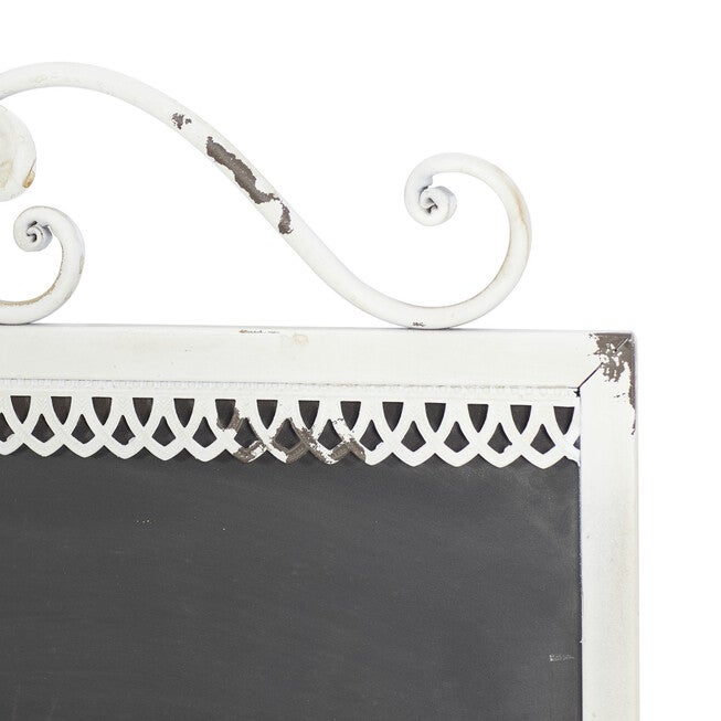 White Farmhouse Abstract Metal Wall Décor, , alternate image number 4