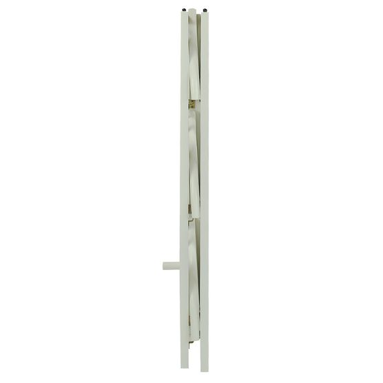 4-Shelf Corner Folding Bookcase-White, , alternate image number null