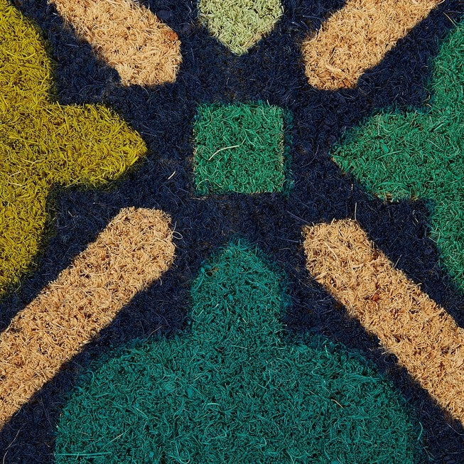 Blue Mosaic Doormat Floor Coverings, , alternate image number null