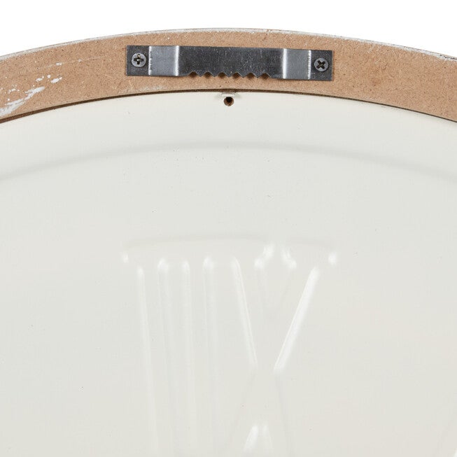 White Coastal Wood Wall Clock, , alternate image number 3