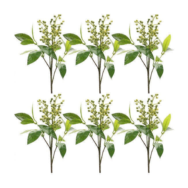 Berry Foliage Spray (Set Of 6), , alternate image number null