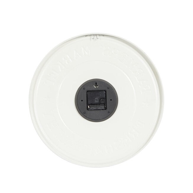 Set Of 2 Black Metal Farmhouse Wall Clock, , on-hover image number 1