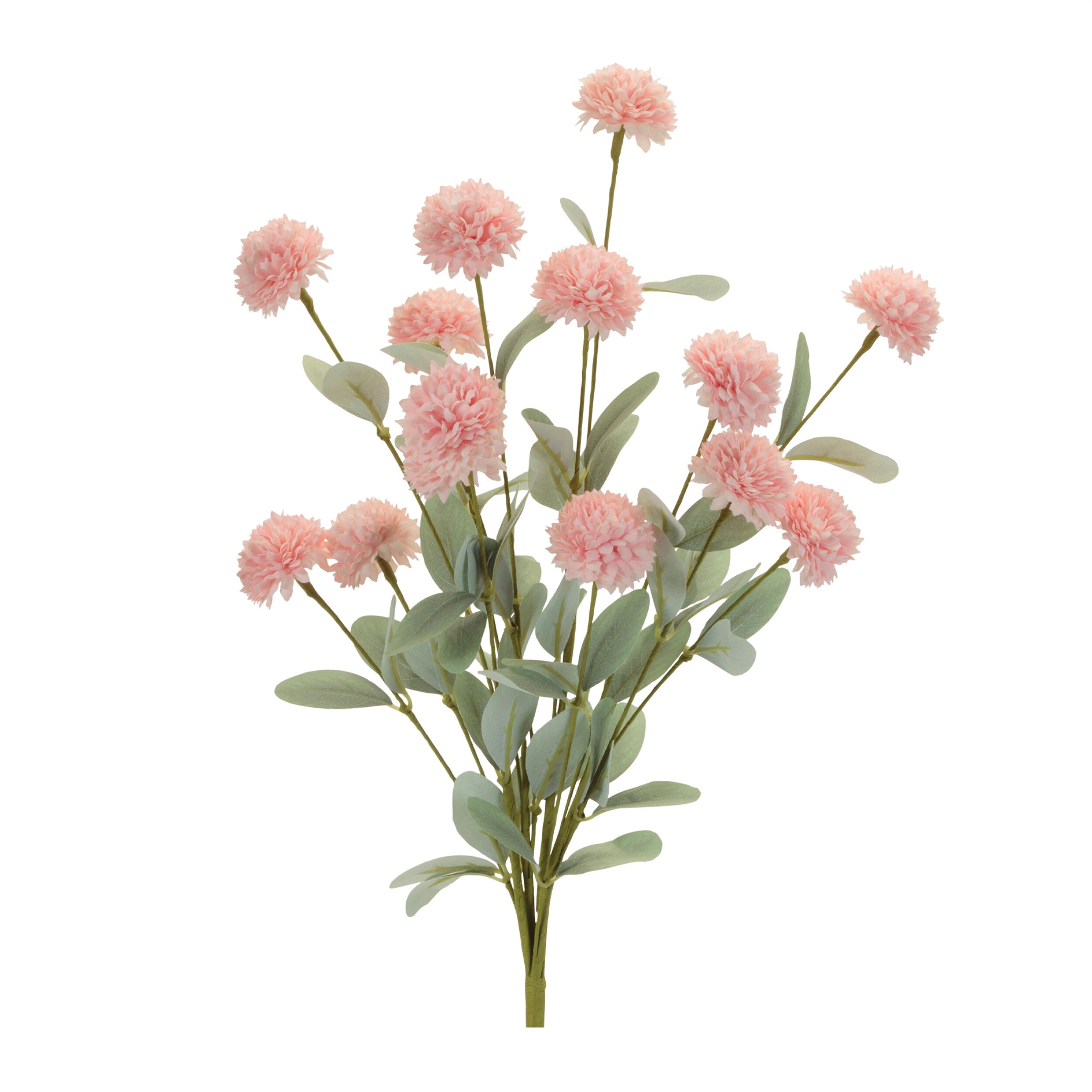 Mini Mum Floral Bush Set of 4, PINK GREEN, hi-res image number 0