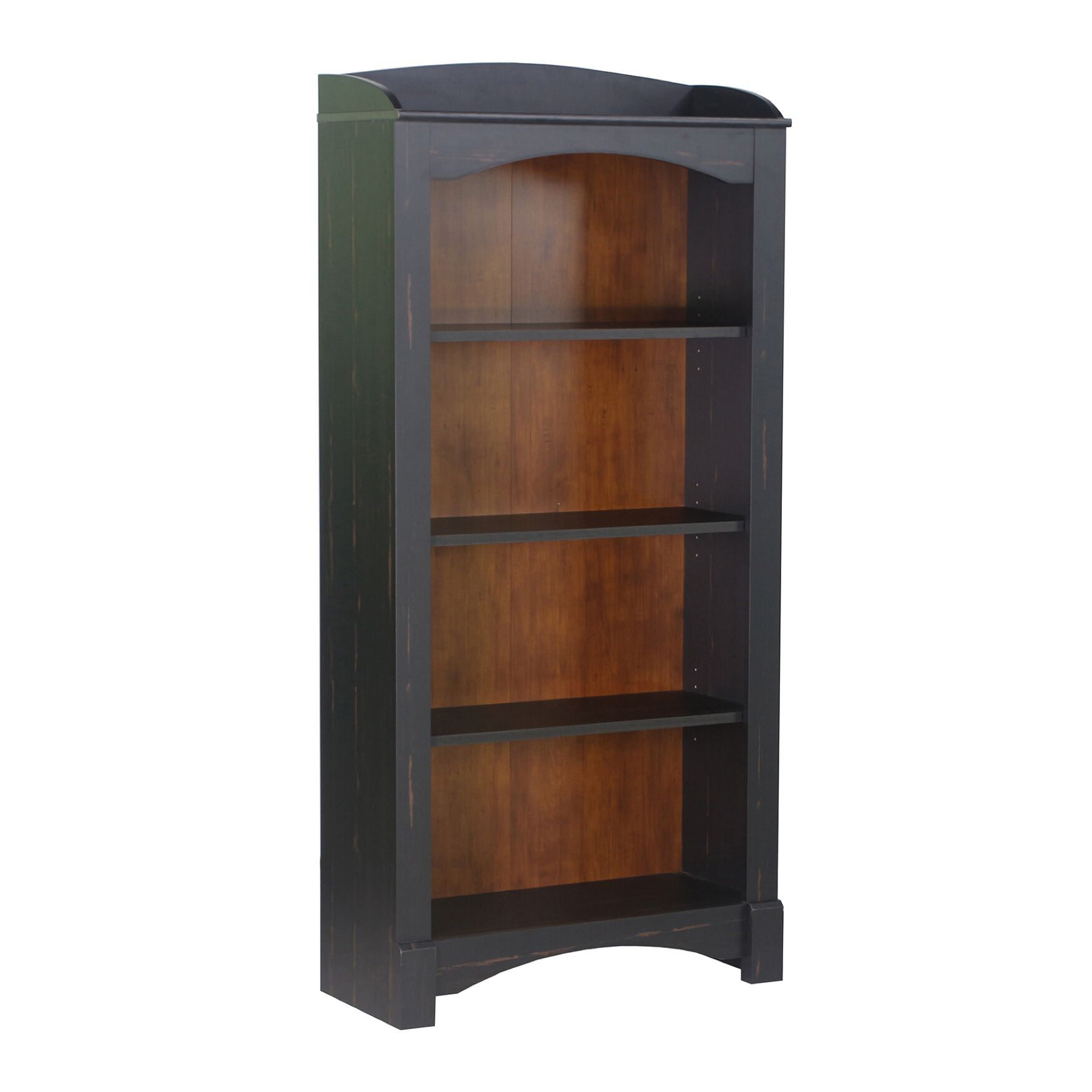 Hawksbury 4-Shelf Bookcase Bookcase, ANTIQUE BLACK, hi-res image number 0