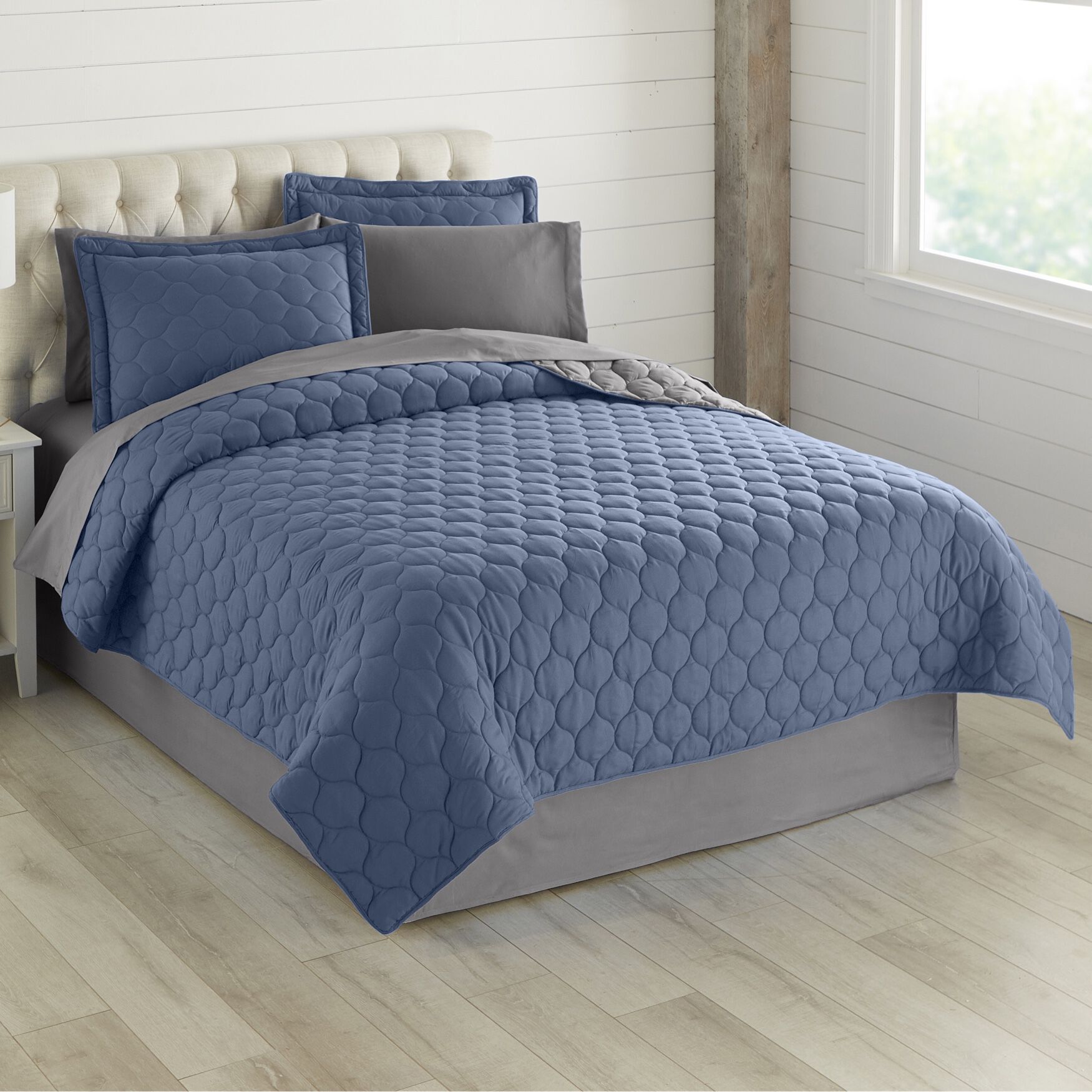 BH Studio Reversible Quilt, CHOCOLATE LATTE, alternate image number 5