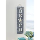 Blue Wood Coastal Wall Décor, BLUE, hi-res image number null