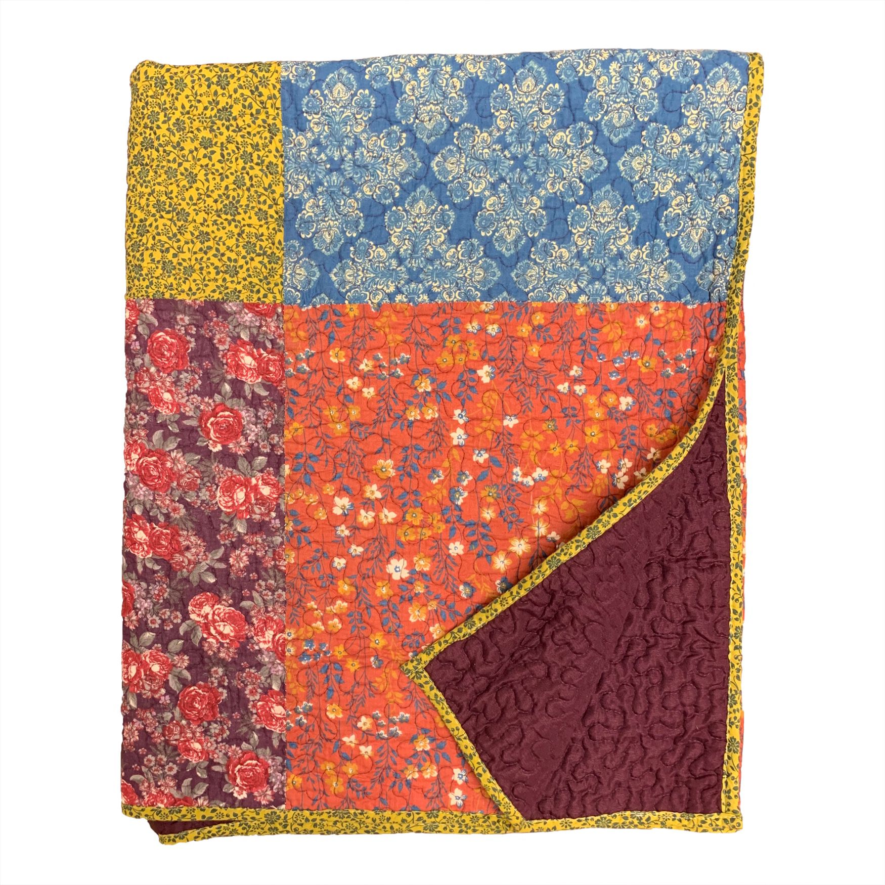 Normandy Quilted Throw Blanket, , on-hover image number 1