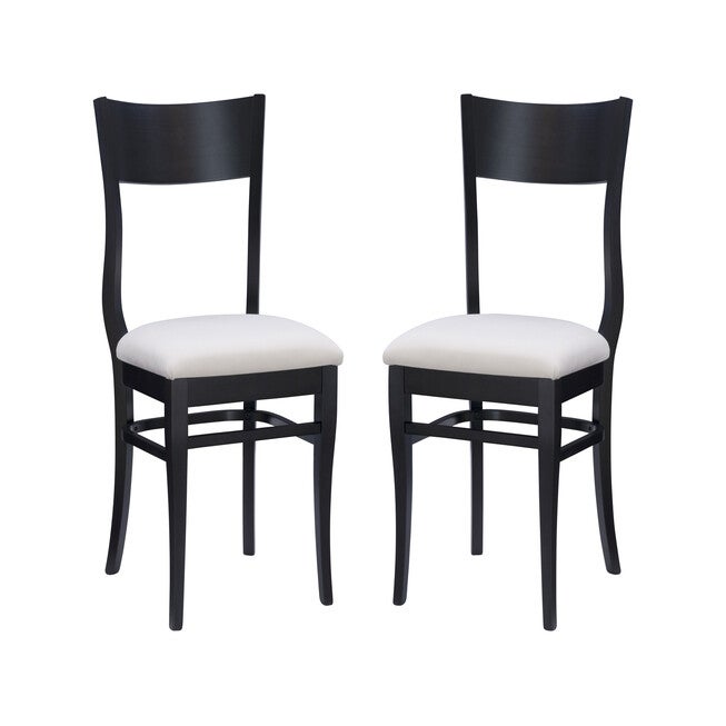 Chandler Side Chair Black Set of 2, , alternate image number null