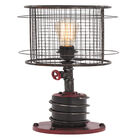 Set Of 2 Red Metal Industrial Accent Lamp, , on-hover image number null