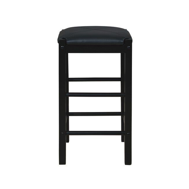 Lancer Backless Counter Stools, Black - Set of Two, , alternate image number null