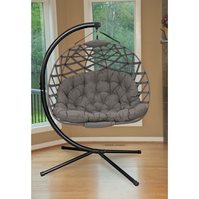 Hanging Pumpkin Cross Weave Loveseat, , on-hover image number 1