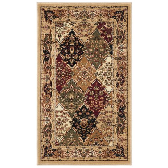 Lyndhurst 221 Multi / Beige 2'-3" X 4' Accent Rug, MULTI BEIGE, hi-res image number null