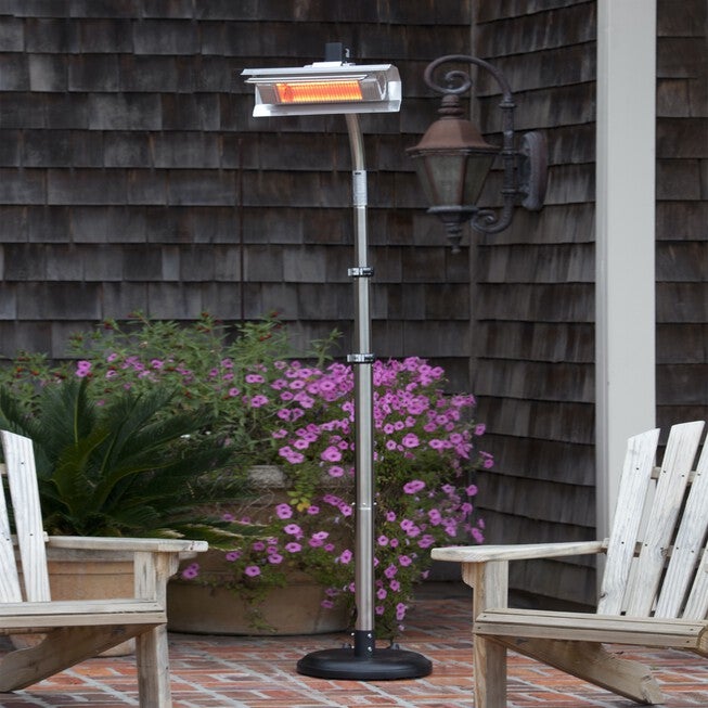 Stainless Steel Telescoping Offset Pole Mounted Infrared Patio Heater, , alternate image number 4