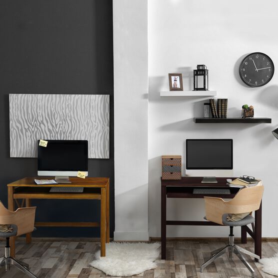 Montego Folding Desk with Pull-Out-Warm Brown, , alternate image number null