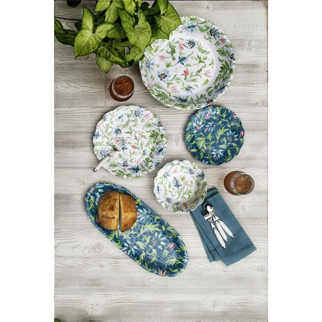 Chinoiserie Botanical Serve Bowl, , on-hover image number null
