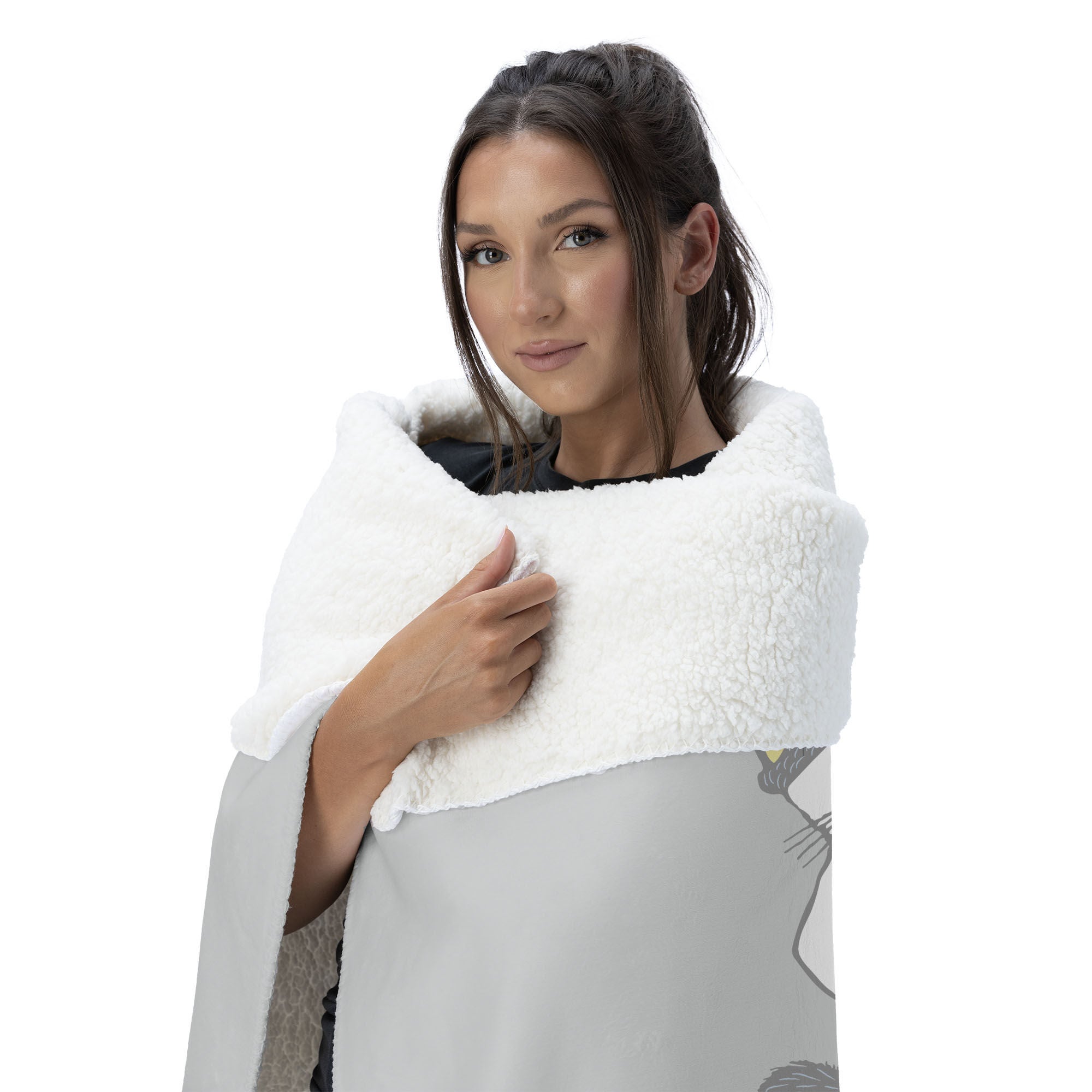 Warner Bros. Where the Wild Things Are King of All Silk Touch Sherpa Throw Blanket 50x60 Inches, GRAY, alternate image number 2