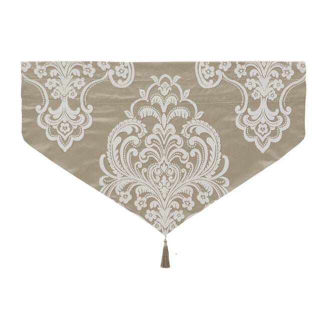 Potenza Sand Window Ascot Valance, SAND, alternate image number null
