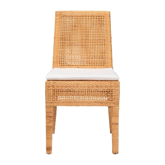 Morris Bohemian Light Honey Rattan Dining Chair, LIGHT, alternate image number null