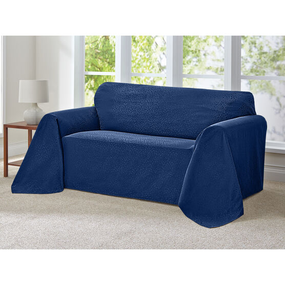 Rosanna Sofa THROW COVER, BLUE, hi-res image number null