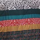 Lush Décor Boho Stripe Comforters Turquoise/ Tangerine 7 Piece Set, , alternate image number null