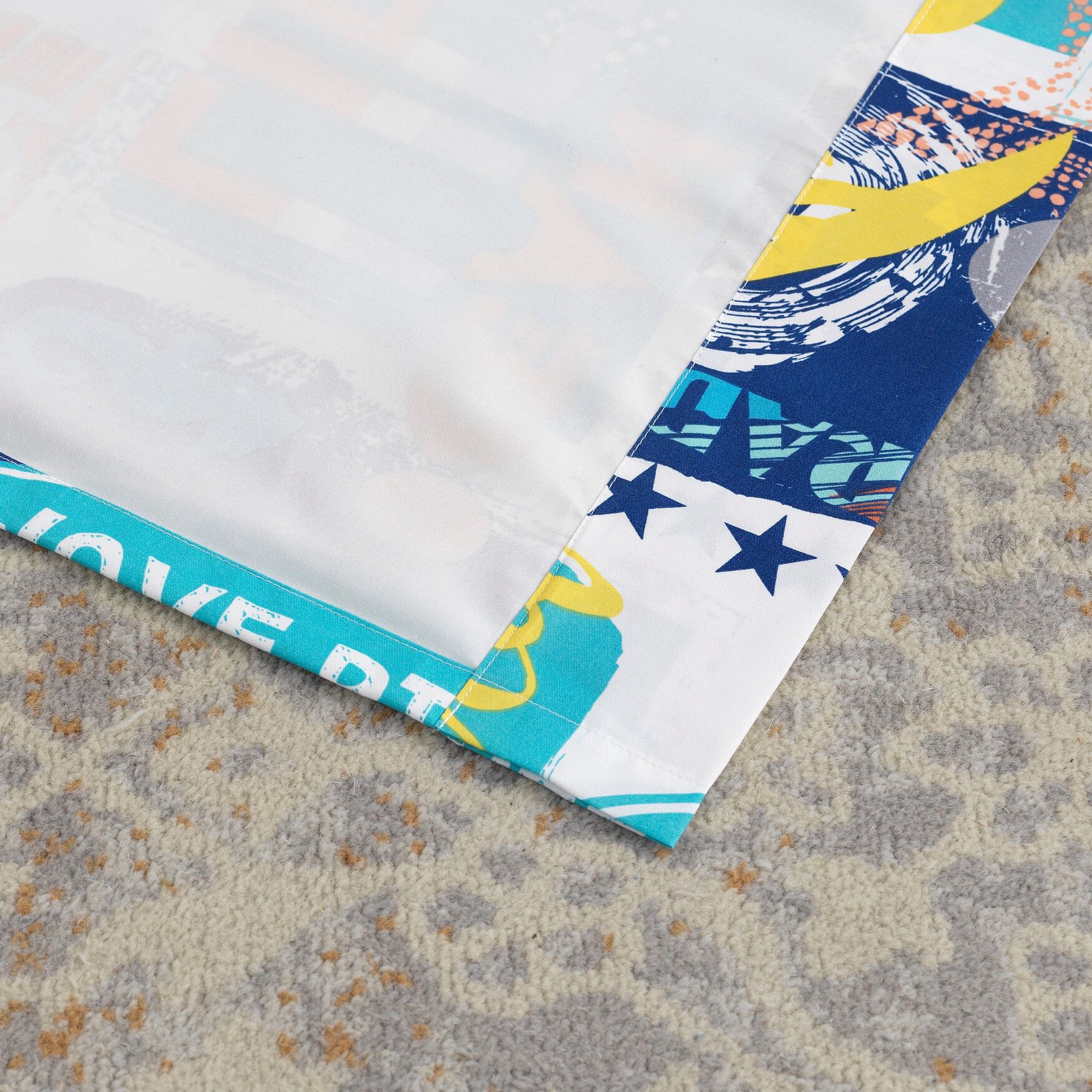 Wave Rider Window Treatment Valance Curtains, , alternate image number 5