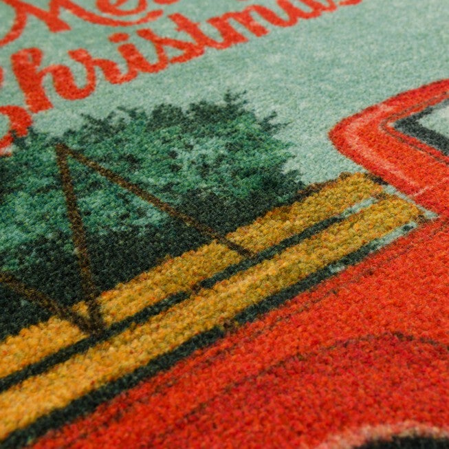 Merry Christmas Truck Kitchen Rug, , alternate image number null