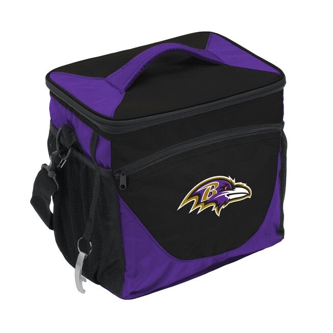 Baltimore Ravens 24 Can Cooler Coolers, MULTI, hi-res image number 0
