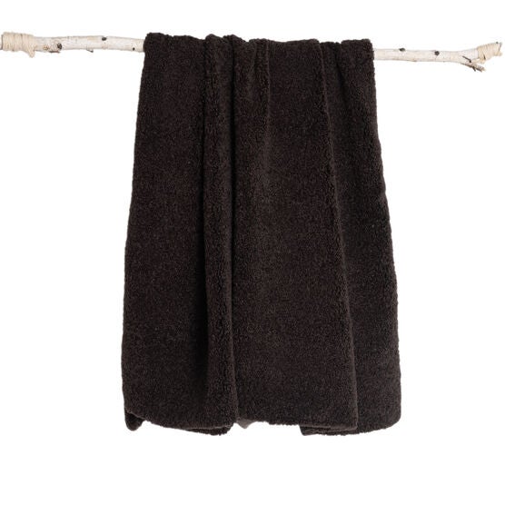 Teddy Sherpalux Plush Solid Throw, HOT FUDGE, hi-res image number null