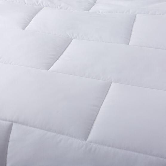 Subway Tile Down Alternative Comforter, White, , alternate image number null