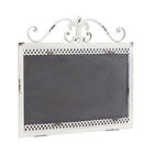 White Farmhouse Abstract Metal Wall Décor, , alternate image number null