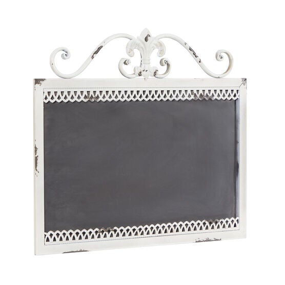 White Farmhouse Abstract Metal Wall Décor, , alternate image number null