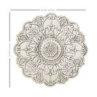 Small White Medallion Wall Decor, , alternate image number null