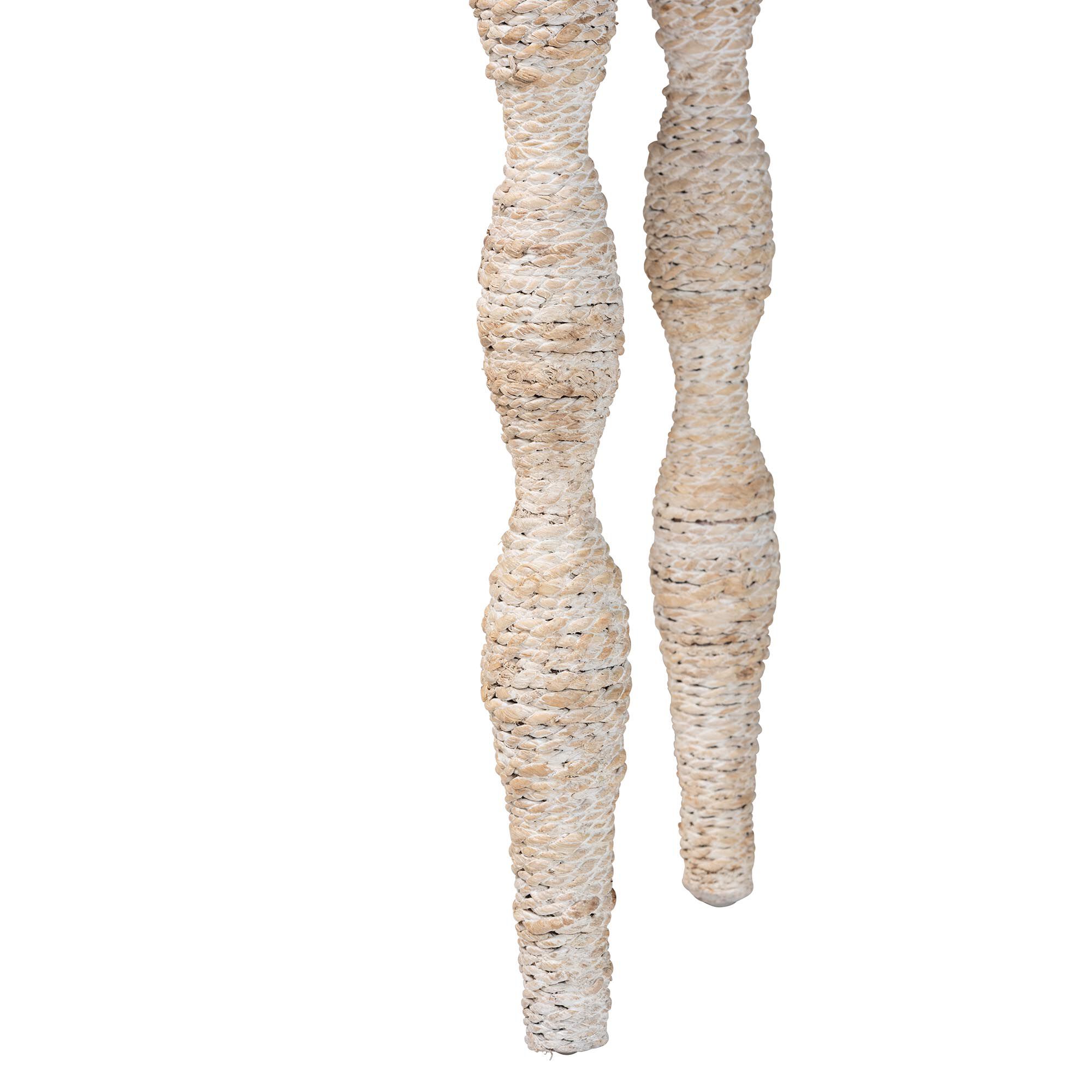 Lejane Woven Seagrass Console Table, WHITEWASH, alternate image number 4
