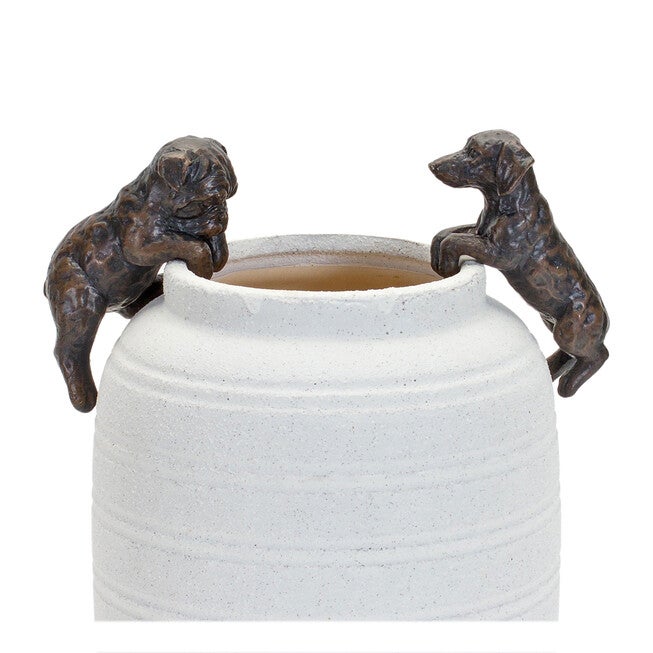 Mini Dachshund And Bull Dog Pot Hanger (Set Of 6), BROWN, hi-res image number null
