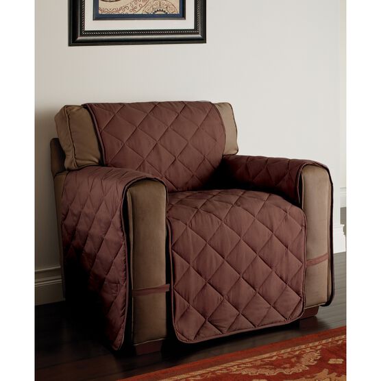 Microfiber Ultimate Chair Furniture Slipcover, CHOCOLATE, hi-res image number null