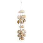 Gold Coconut Shells Coastal Windchime, , on-hover image number null