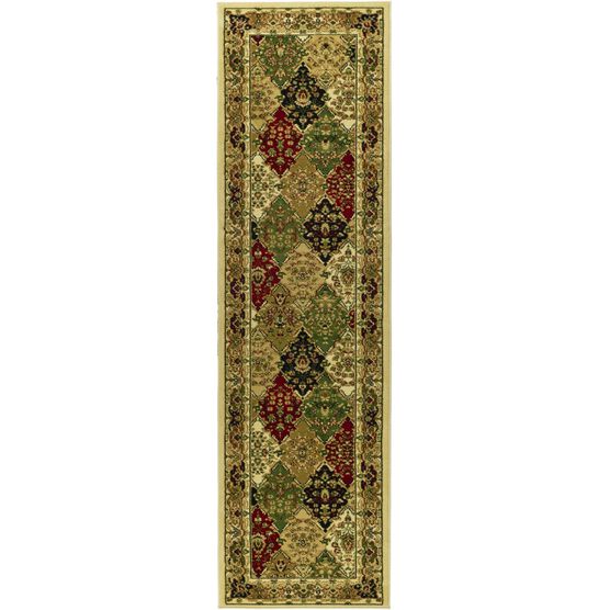 Lyndhurst Multi / Ivory 2'-3" X 20' Runner Rug, MULTI IVORY, hi-res image number null
