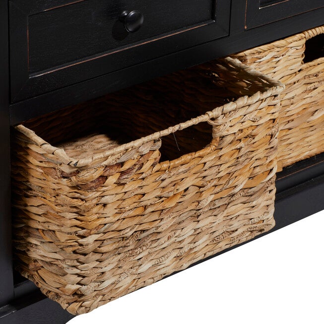 Dark Brown Farmhouse Wood Storage Unit, 20 x 42, , alternate image number null