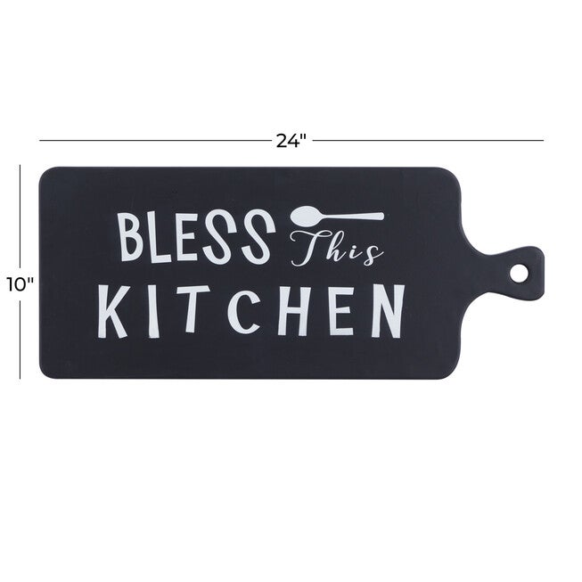 Black Mdf Modern Farmhouse Wall Décor, , alternate image number null