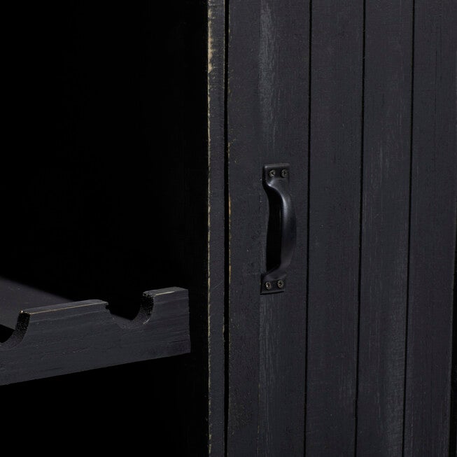 Black Farmhouse Wood Wine Storage, 36 x 32, , alternate image number 7