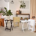 5pcs Tray Table Set-Espresso, , alternate image number null