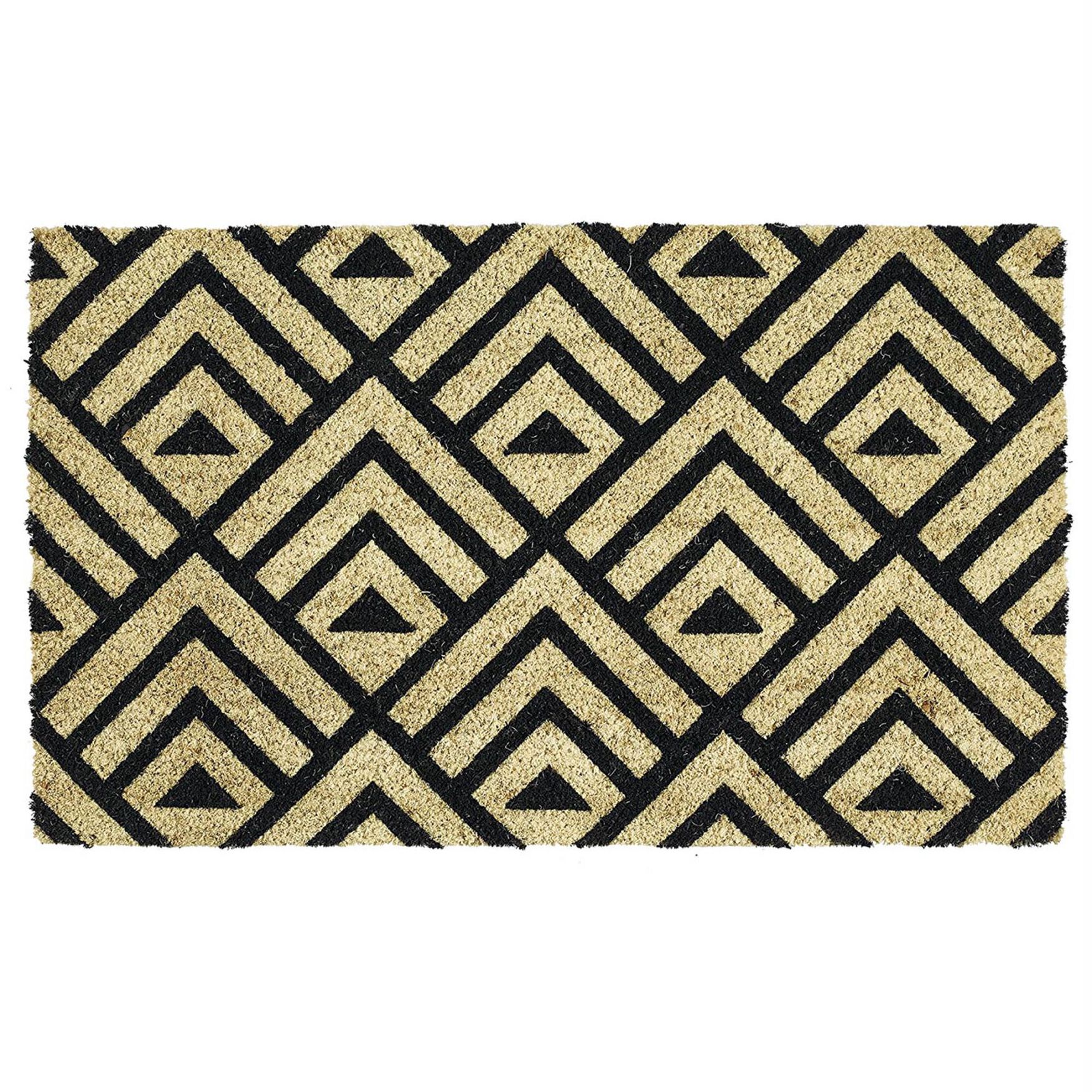 Tri Decco Doormat Floor Coverings, BLACK, hi-res image number 0