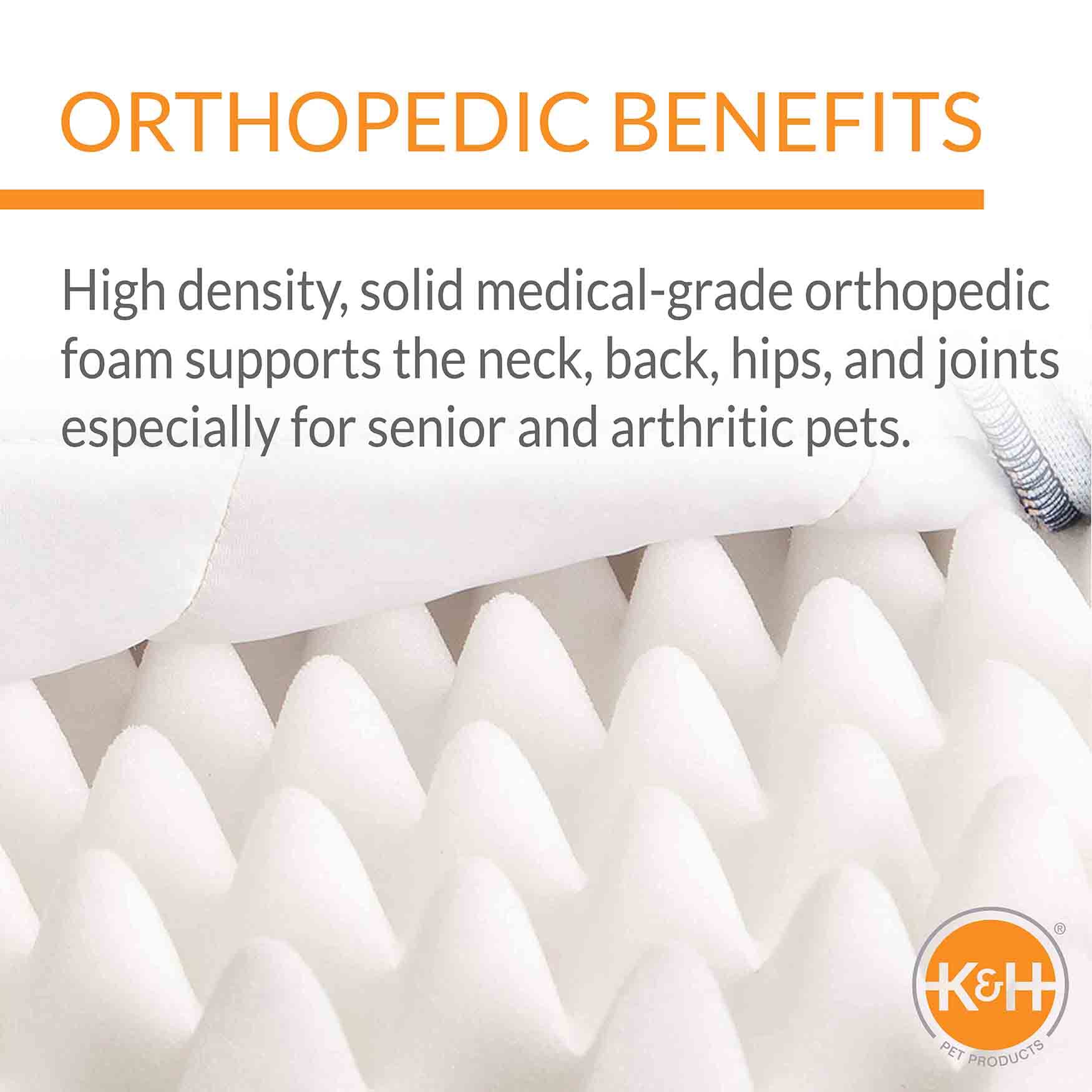 Orthopedic Quilt Top Pet Bed, , on-hover image number 1