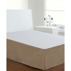 Luxury Hotel Classic Tailored 14" Drop Mocha Bed Skirt, , on-hover image number null