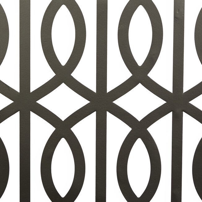 Set Of 4 Black Wood Contemporary Wall Decor, , alternate image number 4