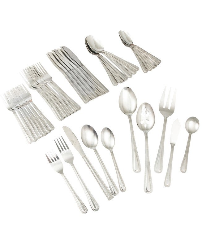 Gibson Home 45-Pc. Aston Flatware Set With Tray, , on-hover image number null