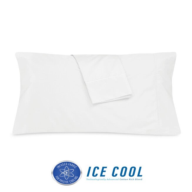 SensorPEDIC Ice Cool 400 Thread Count Standard Pillowcase Pair, , on-hover image number 1
