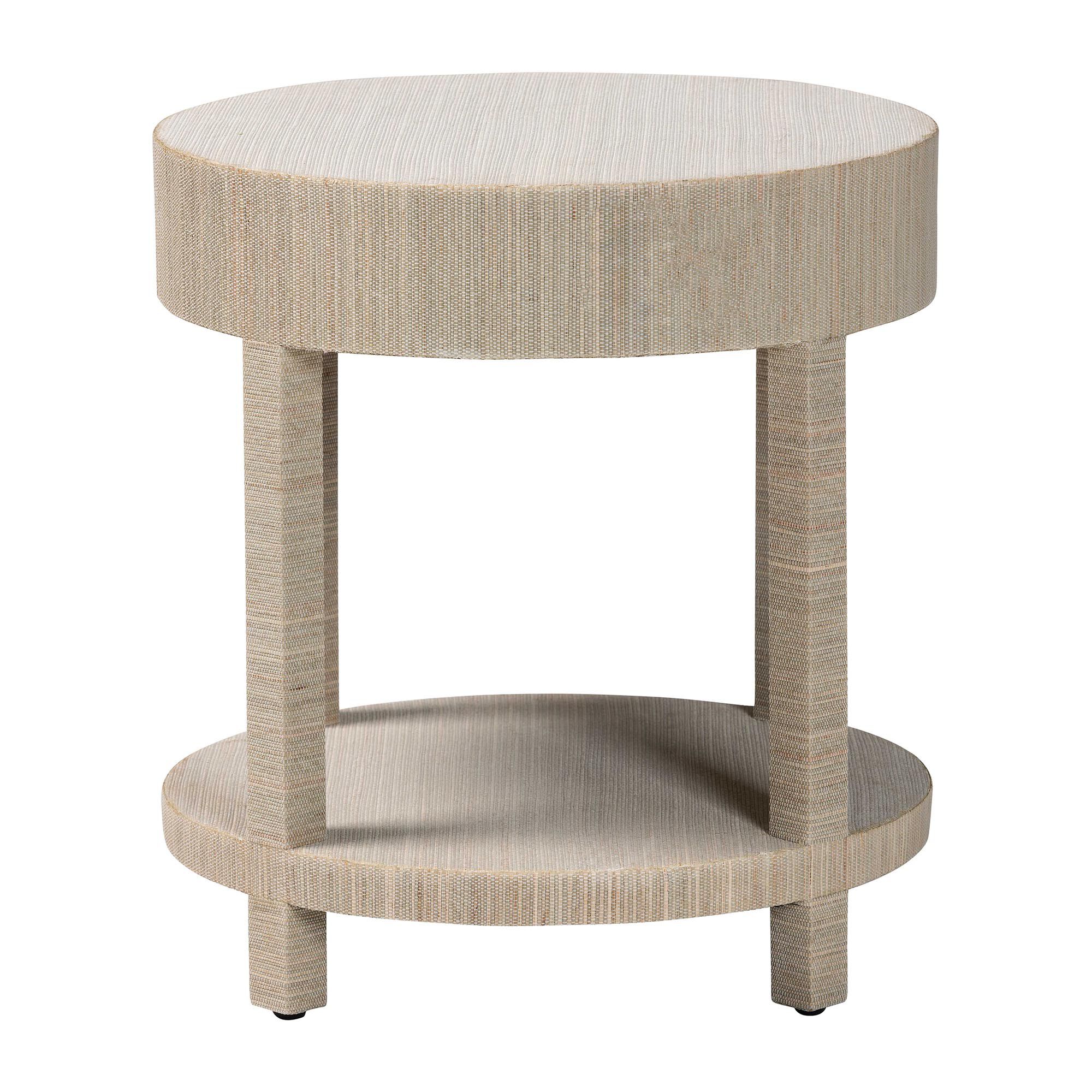 Sadia Bohemian Woven Natural Grasscloth 1-Drawer Nightstand, NATURAL, alternate image number 5