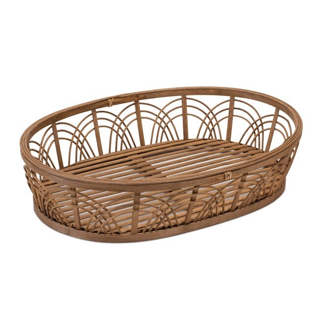 Natral Wooden Tray 20 inchesL, BROWN, hi-res image number 0